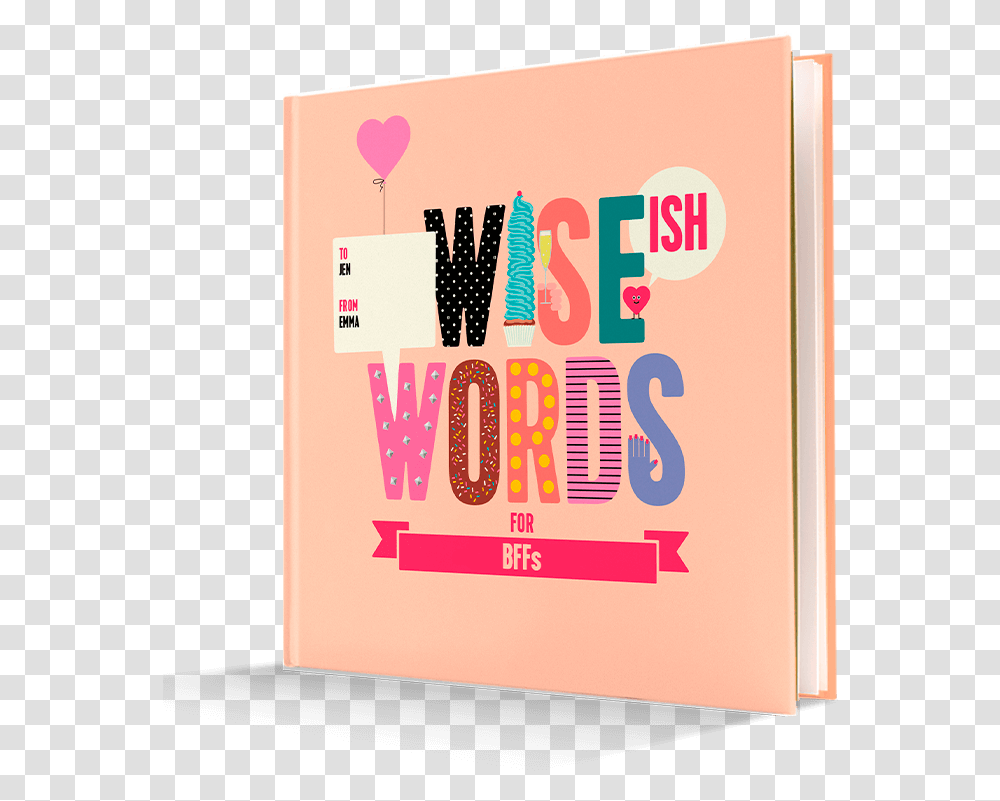 Wise Words For Bffs Greeting Card, Advertisement, Poster, Paper Transparent Png