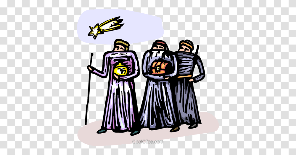 Wiseman Following The Star To Bethlehem Royalty Free Vector Clip, Person, Doodle, Drawing Transparent Png