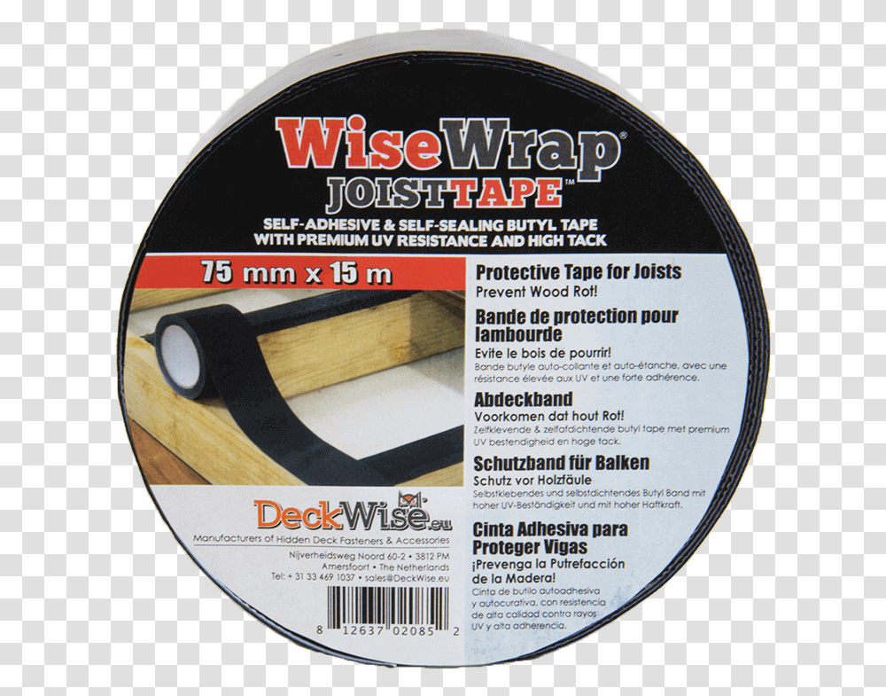 Wisewrap Joisttape Label, Tool, Cushion Transparent Png
