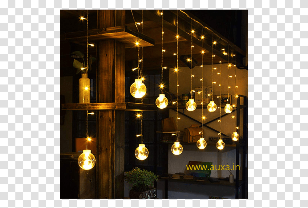 Wish Ball Led Curtain Diwali Curtain String Lights, Lighting, Lamp, Chandelier, Flare Transparent Png