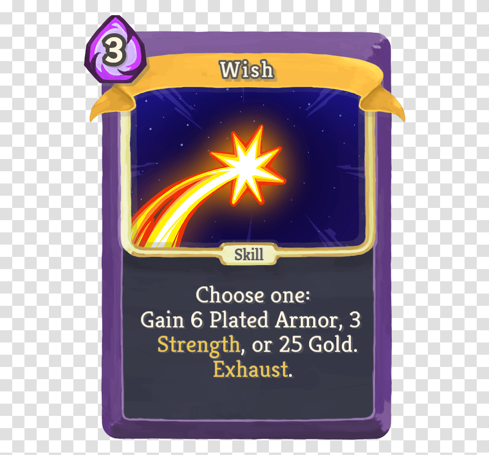 Wish Slay The Spire Fanart, Text, Label, Symbol, Star Symbol Transparent Png