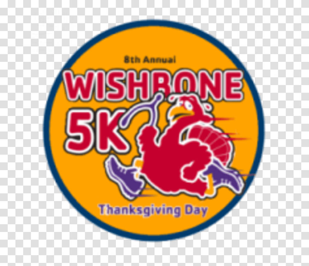 Wishbone 5k Runwalk Circle, Label, Logo Transparent Png