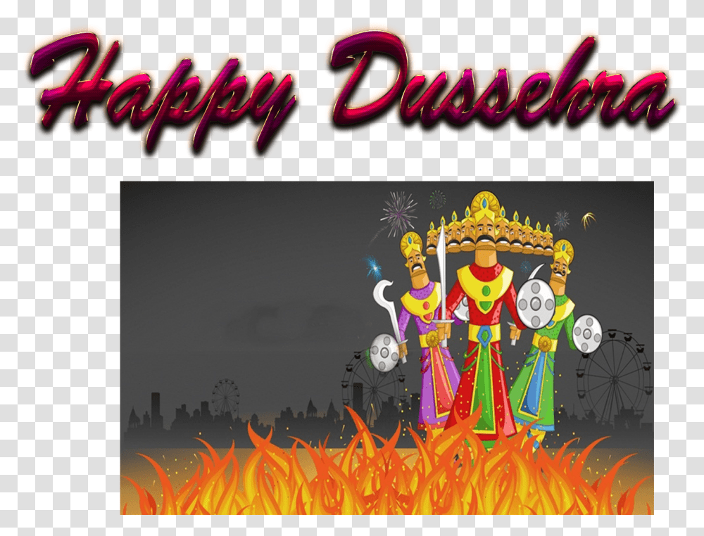 Wishes Animated Happy Dussehra Hd, Fire, Flame Transparent Png