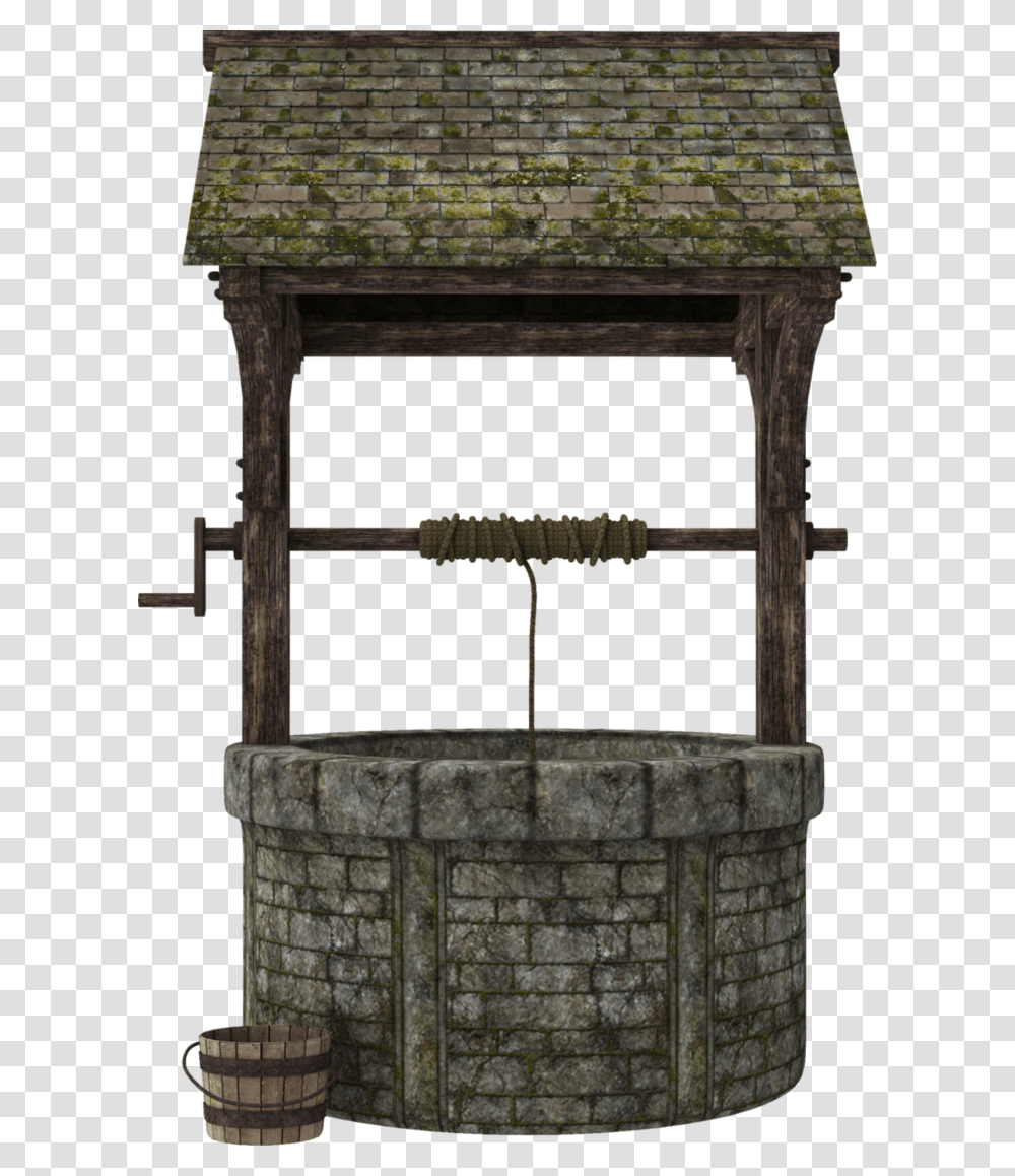 Wishing Well Well, Building, Furniture, Pillar, Architecture Transparent Png