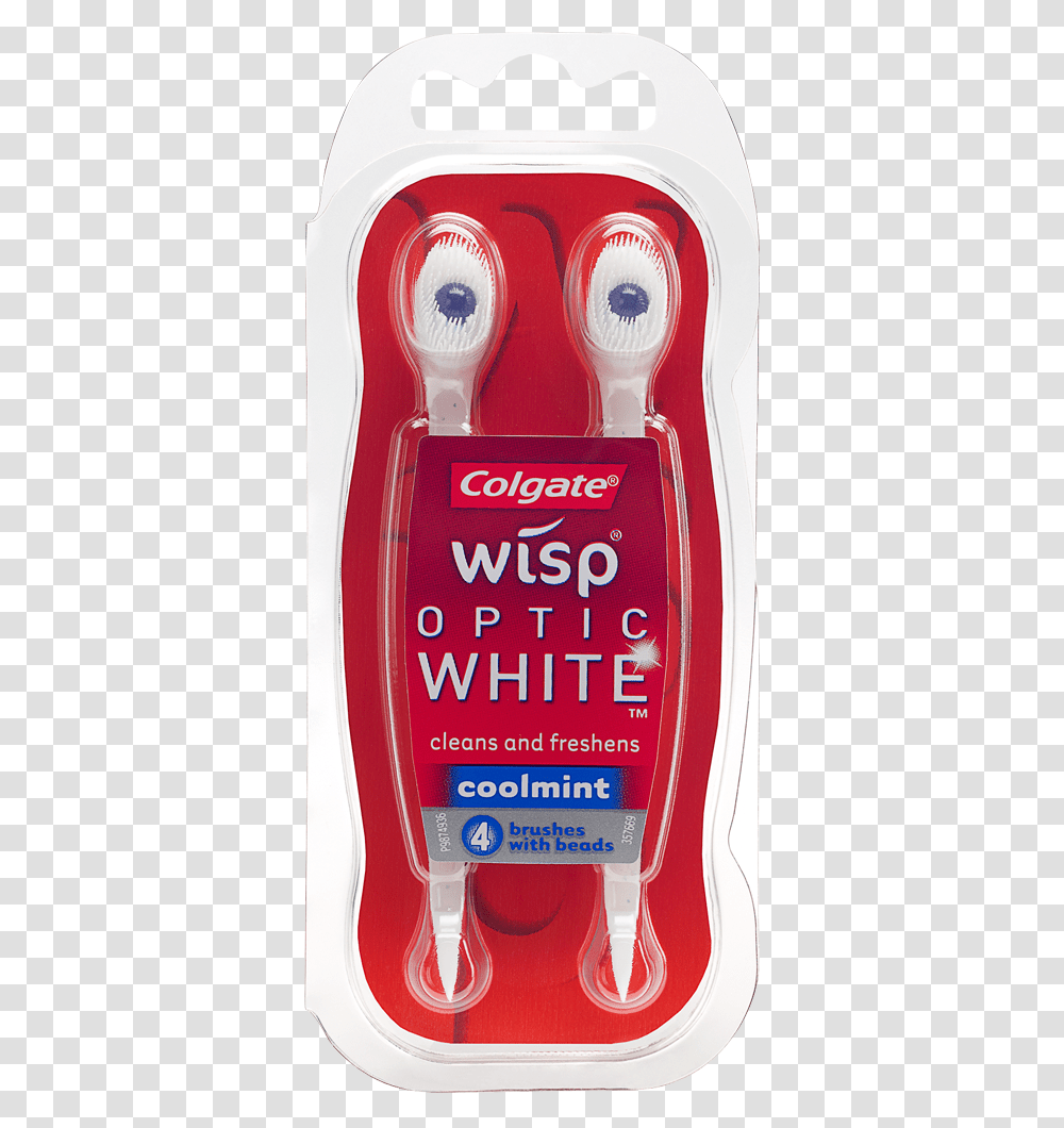 Wisp Colgate Toothbrush Optic White, Tool, Bottle, Cosmetics, Weapon Transparent Png