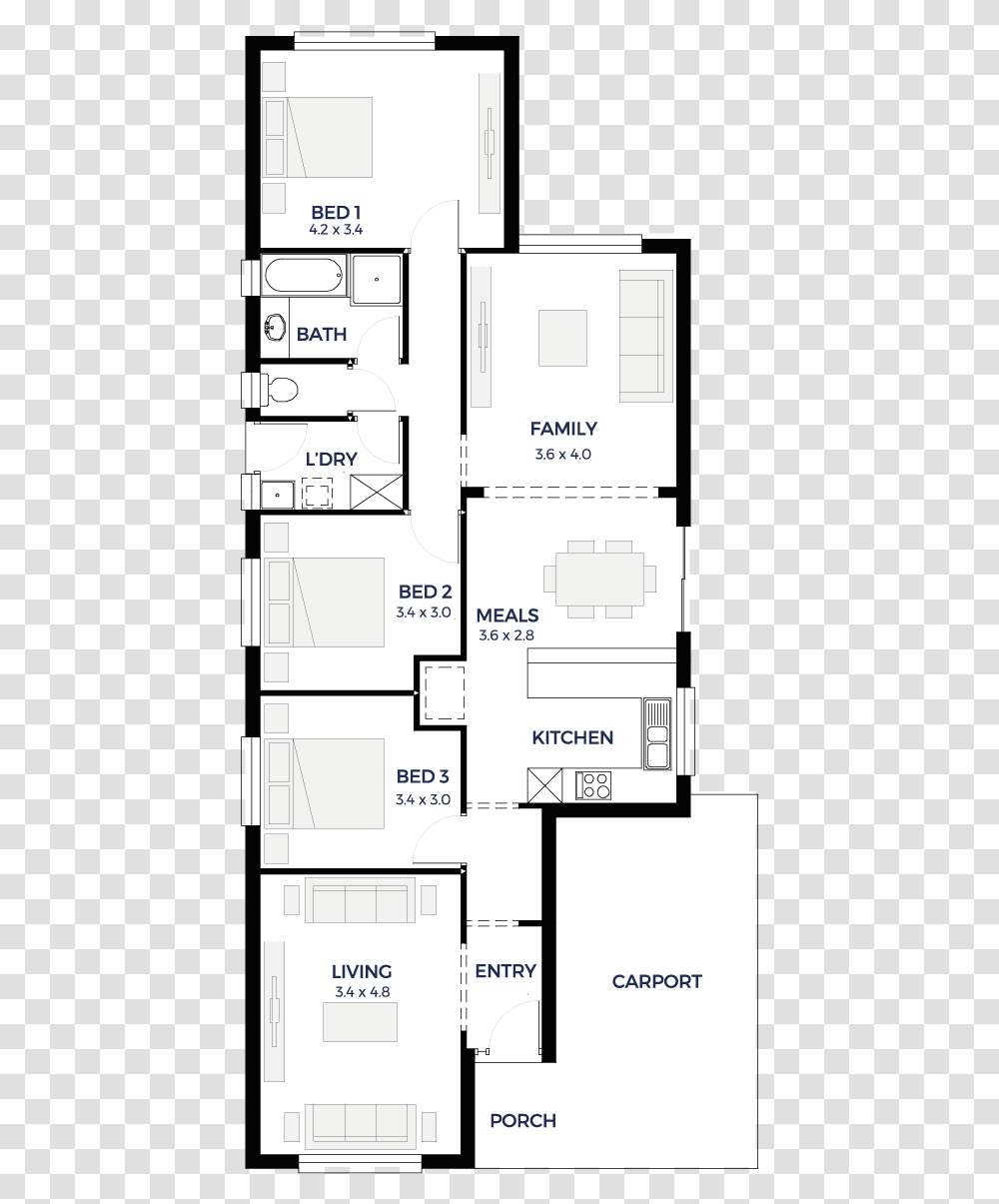 Wisteria Hickinbotham Homes Vertical, Diagram, Plan, Plot, Floor Plan Transparent Png
