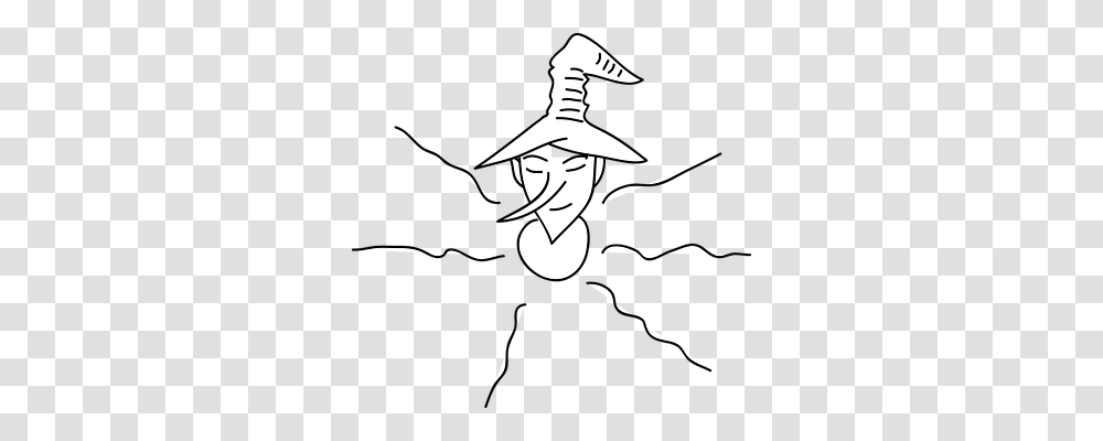 Witch Person, Stencil, Skin Transparent Png