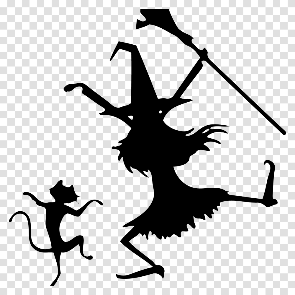 Witch And Cat, Gray, World Of Warcraft Transparent Png