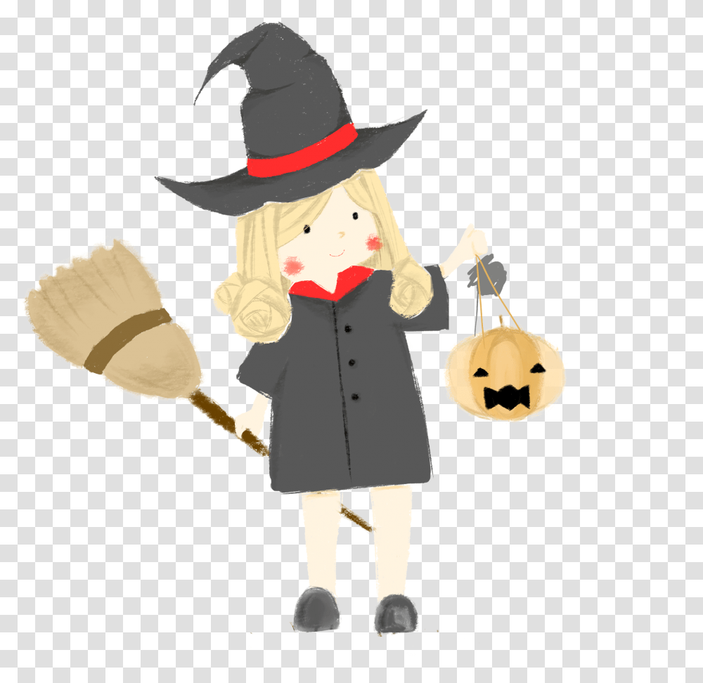 Witch Broom Clipart Cartoon, Snowman, Winter, Outdoors, Nature Transparent Png