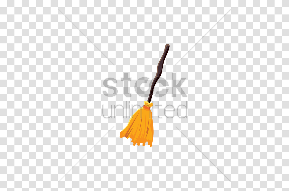 Witch Broomstick Vector Image, Bow, Cleaning Transparent Png