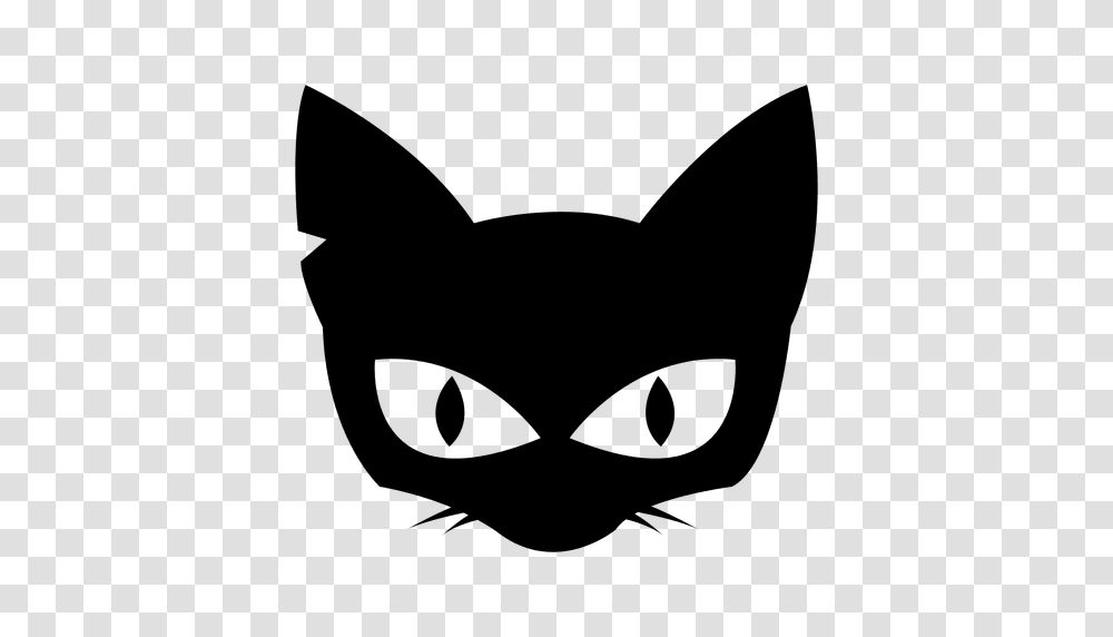 Witch Cat Face, Pet, Mammal, Animal, Black Cat Transparent Png