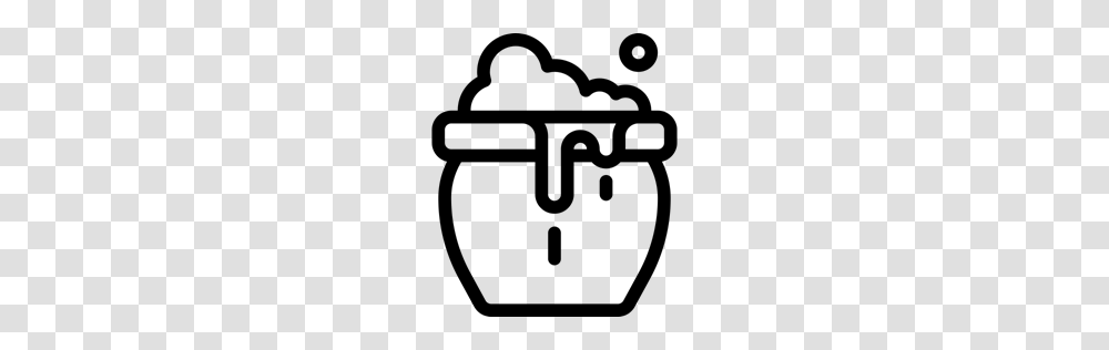 Witch Cauldron Witchcraft Magic Halloween Poison Icon, Gray, World Of Warcraft Transparent Png
