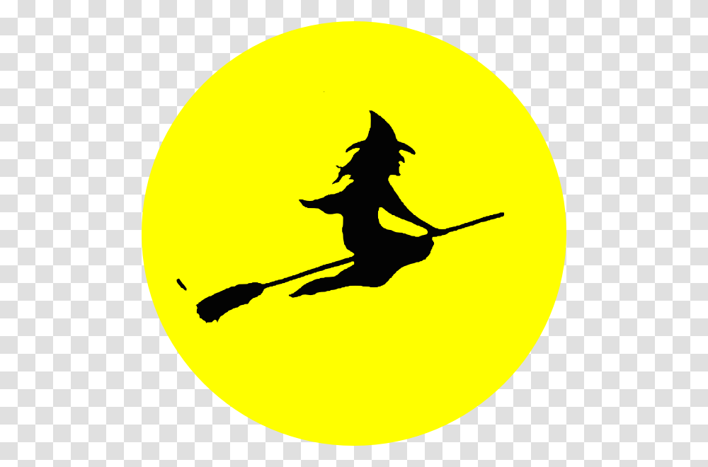 Witch Clipart Front Moon, Silhouette, Emblem, Arrow Transparent Png