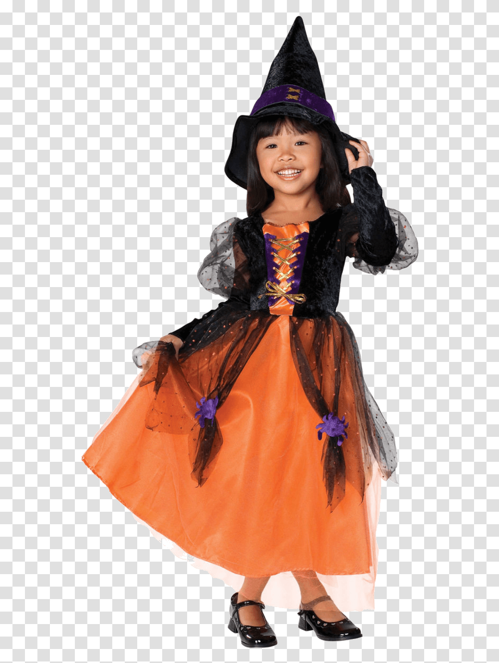 Witch Costume Pretty Witch Costume Child, Female, Person, Girl Transparent Png