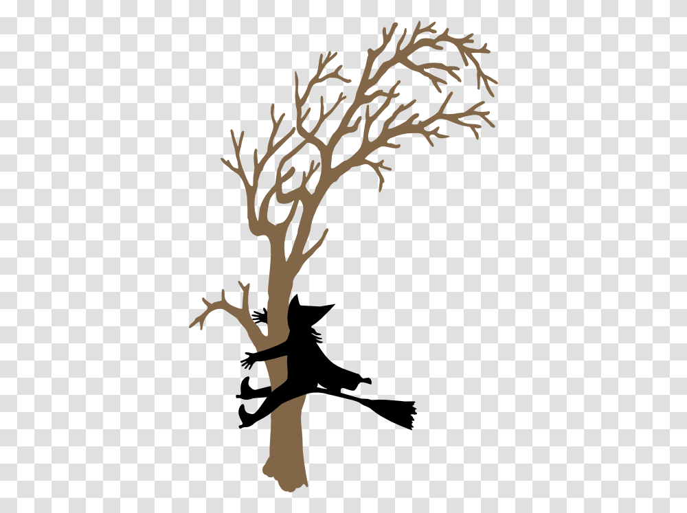 Witch Crash Silhouette Images, Plant, Tree Transparent Png