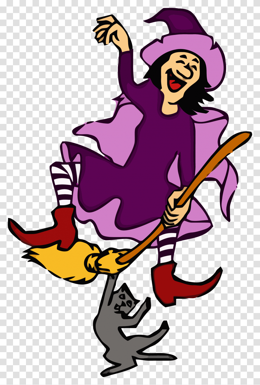 Witch Dancing Clip Art, Hook, Doodle, Drawing Transparent Png