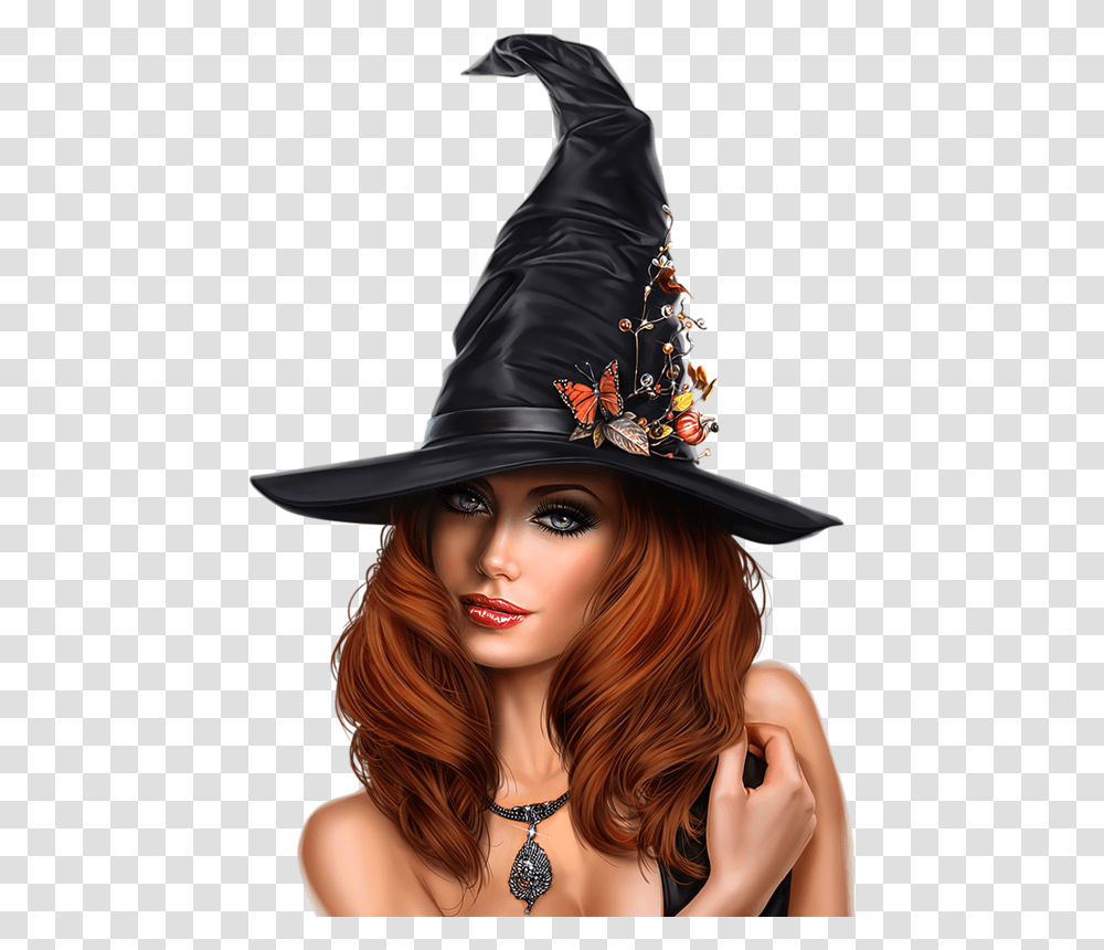 Witch Doctor Clipart Tubes Halloween, Apparel, Hat, Person Transparent Png