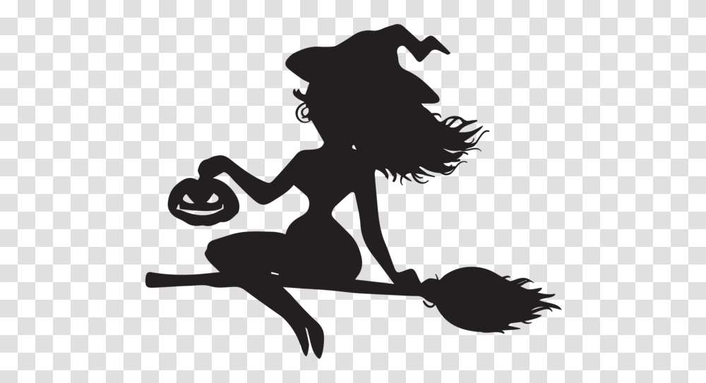 Witch, Fantasy, Cupid, Silhouette, Person Transparent Png