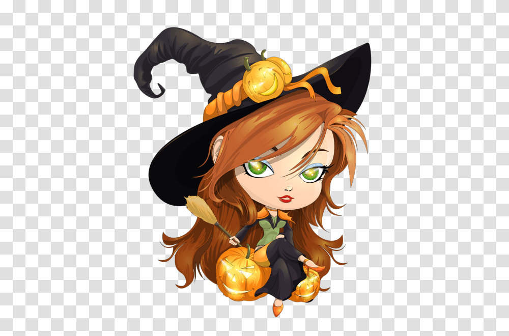 Witch, Fantasy, Person, Book Transparent Png