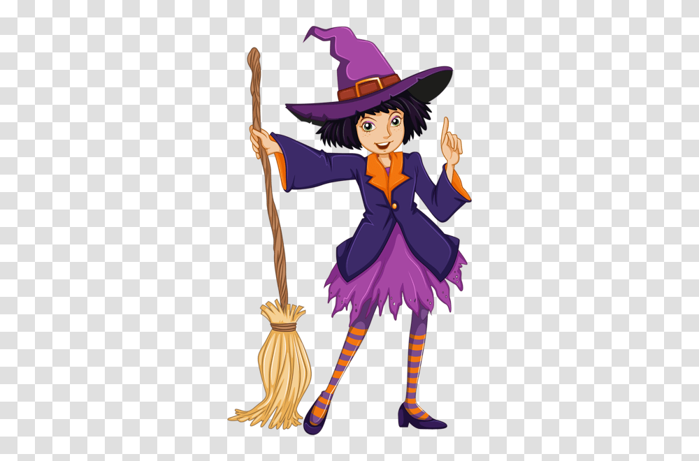 Witch, Fantasy, Person, Human, Broom Transparent Png