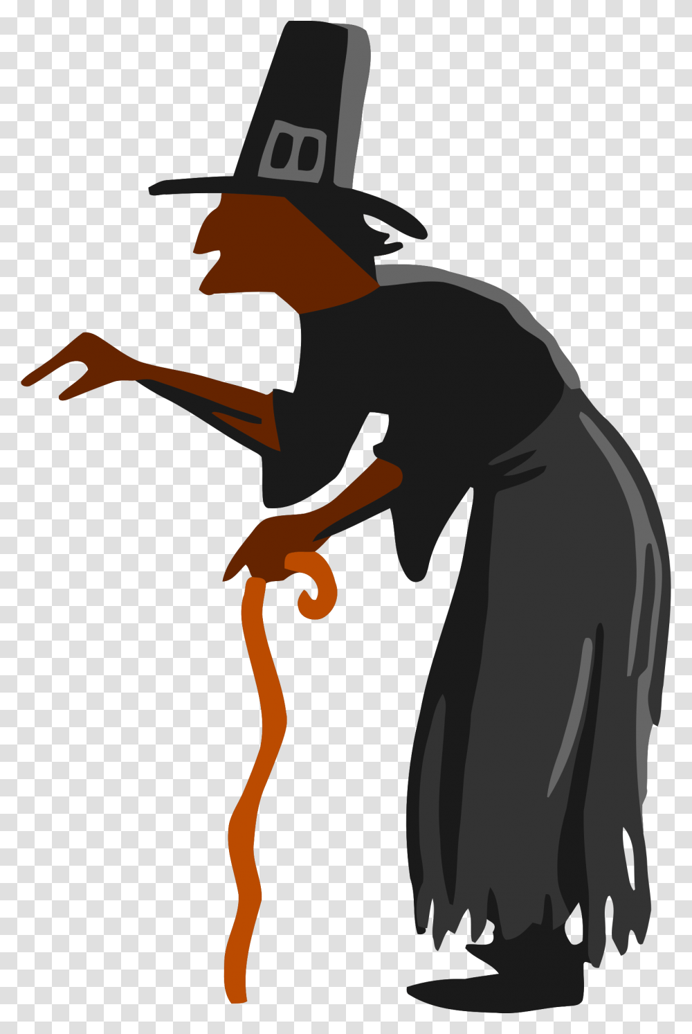 Witch, Fantasy, Person, Silhouette, Outdoors Transparent Png