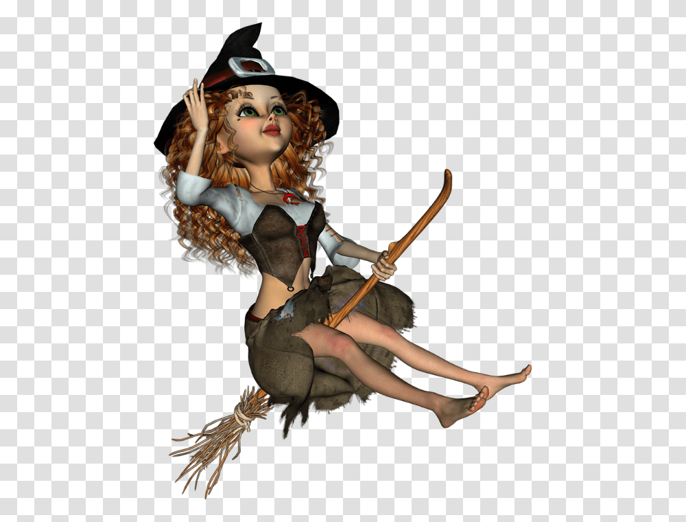 Witch, Fantasy, Person, Sport, Archery Transparent Png