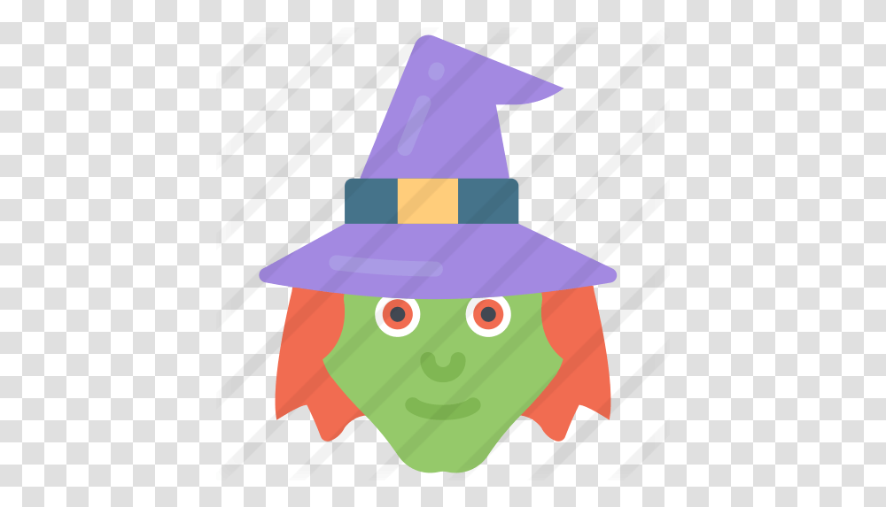 Witch Free Halloween Icons Cartoon, Clothing, Apparel, Hat, Party Hat Transparent Png