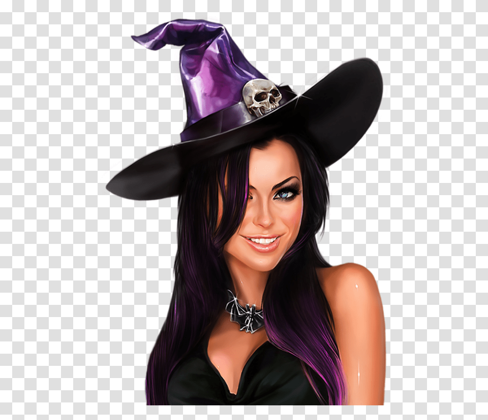 Witch Halloween Tube Verymany Halloween, Clothing, Apparel, Hat, Person Transparent Png