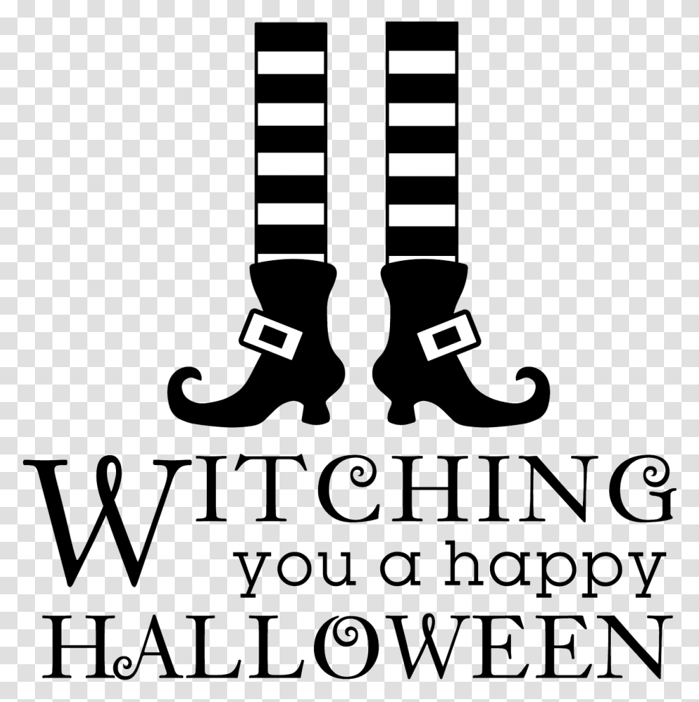 Witch Happy Halloween Stamp Witching You A Happy Halloween, Hand Transparent Png