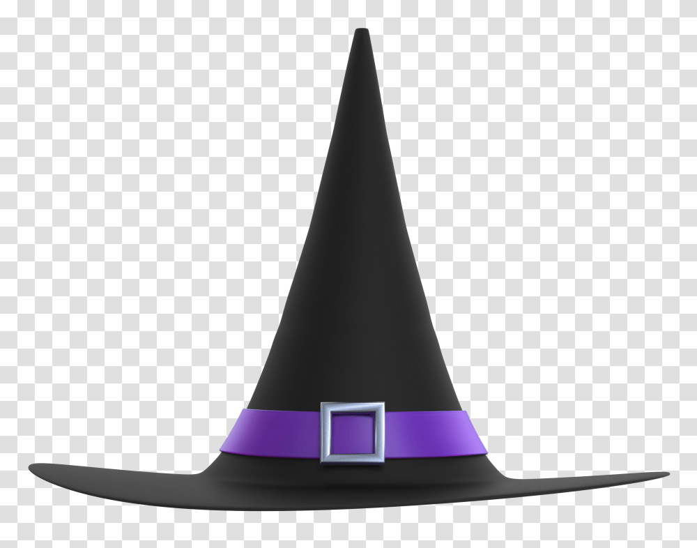 Witch Hat Black And Purple Image Spire, Cone Transparent Png