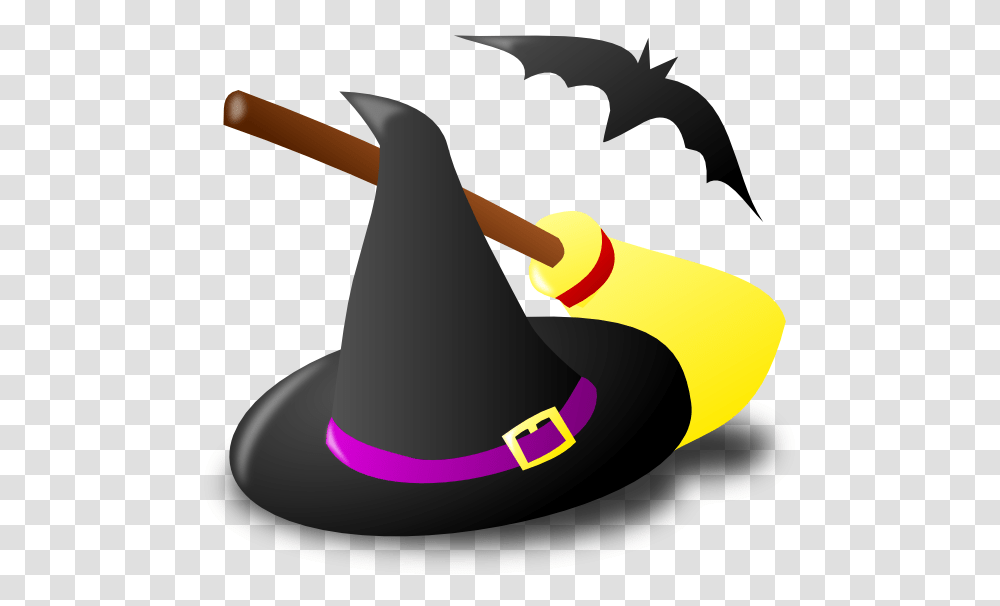 Witch Hat Broom Bat Clip Art, Apparel, Axe, Tool Transparent Png