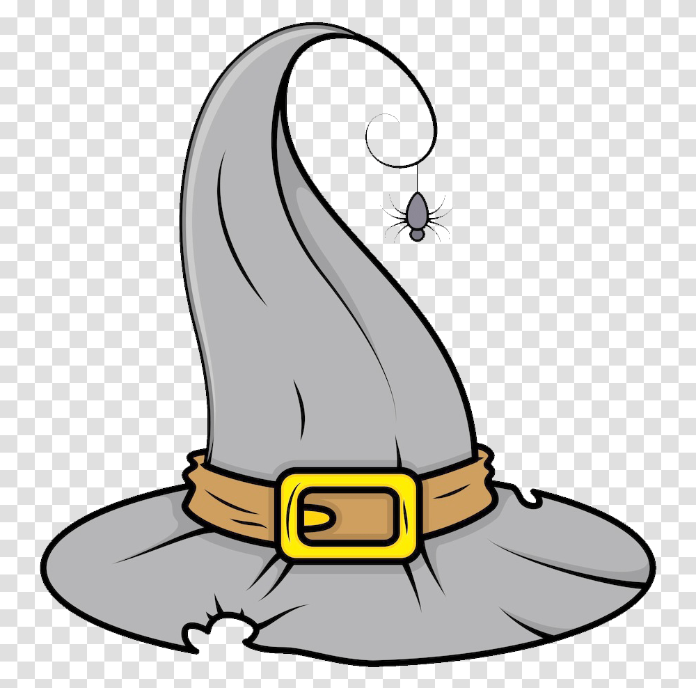 Witch Hat Cartoon Cartoon Witch Hat, Apparel, Cowboy Hat, Lawn Mower Transparent Png