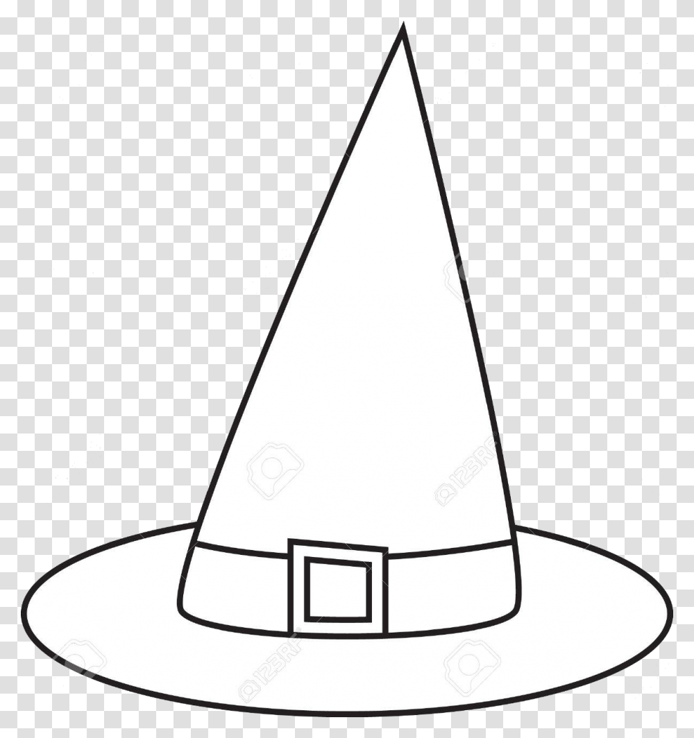 Witch Hat Clipart Anderson For Free And Use Images Witch Hat Clipart Black And White, Apparel, Party Hat, Sombrero Transparent Png
