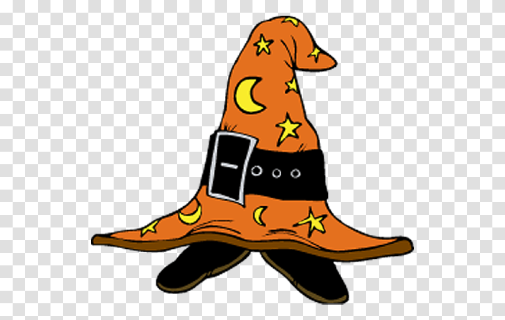 Witch Hat Clipart Kid Orange Witch Hat Clipart Clip Art Of Hat Halloween, Clothing, Apparel, Footwear, Boot Transparent Png