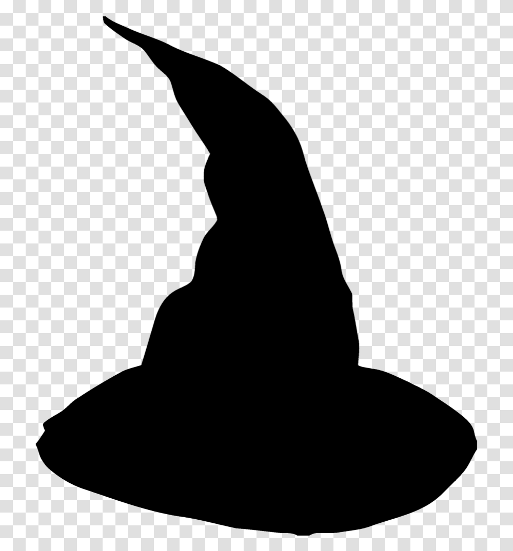 Witch Hat Wikiwitch Black Witches No Background Clipart Background Witch Hat, Apparel, Silhouette, Cowboy Hat Transparent Png