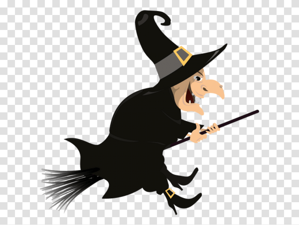 Witch Image Halloween Cartoon Witch, Performer, Person, Human, Silhouette Transparent Png