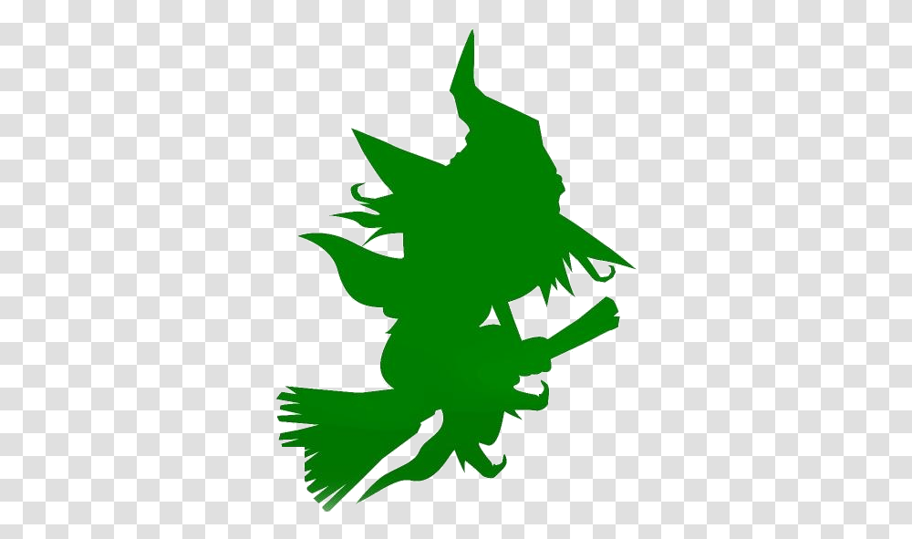 Witch Logo Cute Witch On Broom, Leaf, Plant, Tree Transparent Png