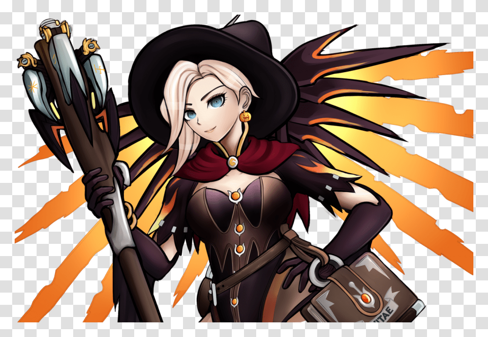 Witch Mercy, Comics, Book, Manga, Person Transparent Png