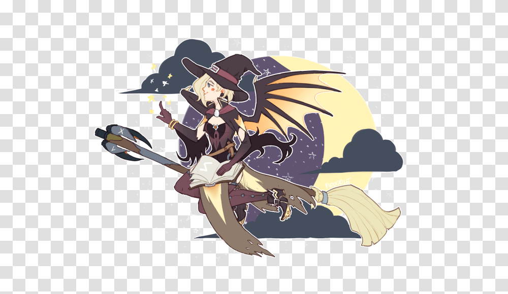 Witch Mercy Mercy Bruja Mercy Halloween Overwatch Overwatch Mercy The Witch, Person, Hat Transparent Png