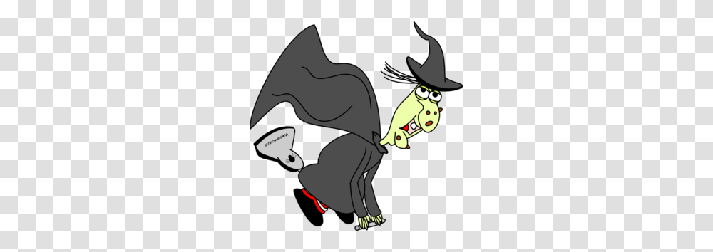 Witch On Vacuum Cleaner Clip Art, Animal, Mammal, Wildlife, Bird Transparent Png