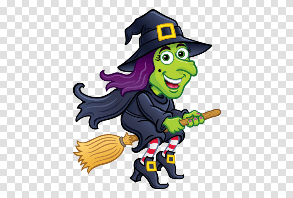 Witch Ride A Broom, Face, Costume Transparent Png