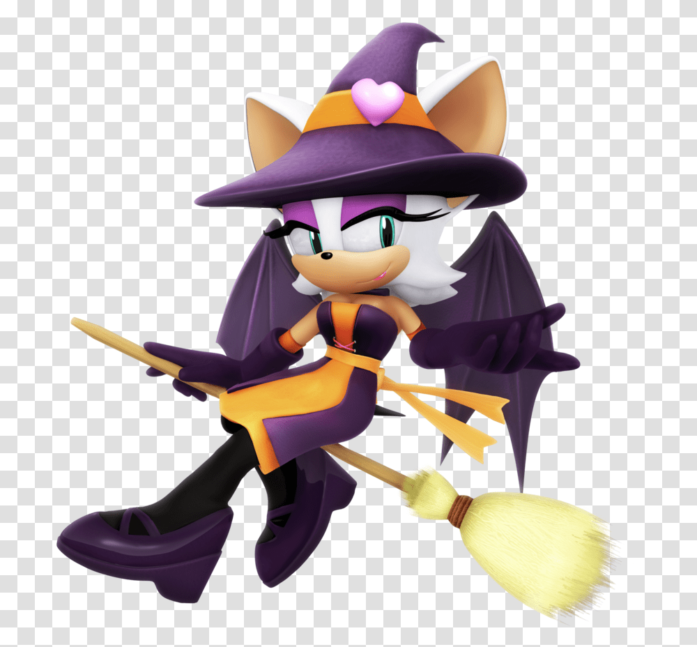 Witch Rouge The Bat, Toy, Apparel, Broom Transparent Png