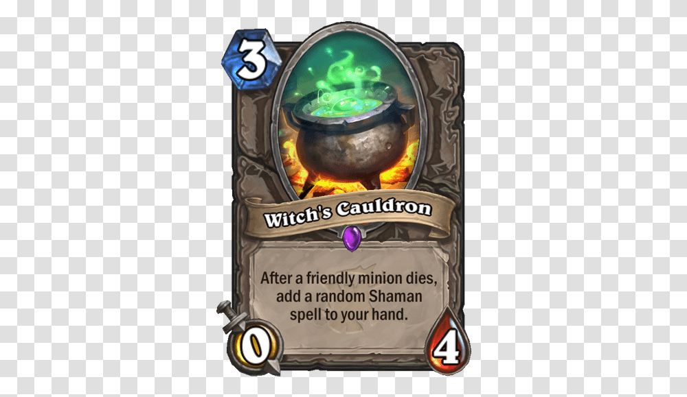 Witch's Cauldron Witch Cauldron Hearthstone, Forge, Gambling, Game Transparent Png