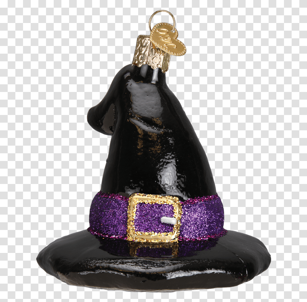 Witch's Hat Old World Christmas, Figurine, Wedding Cake, Crystal Transparent Png