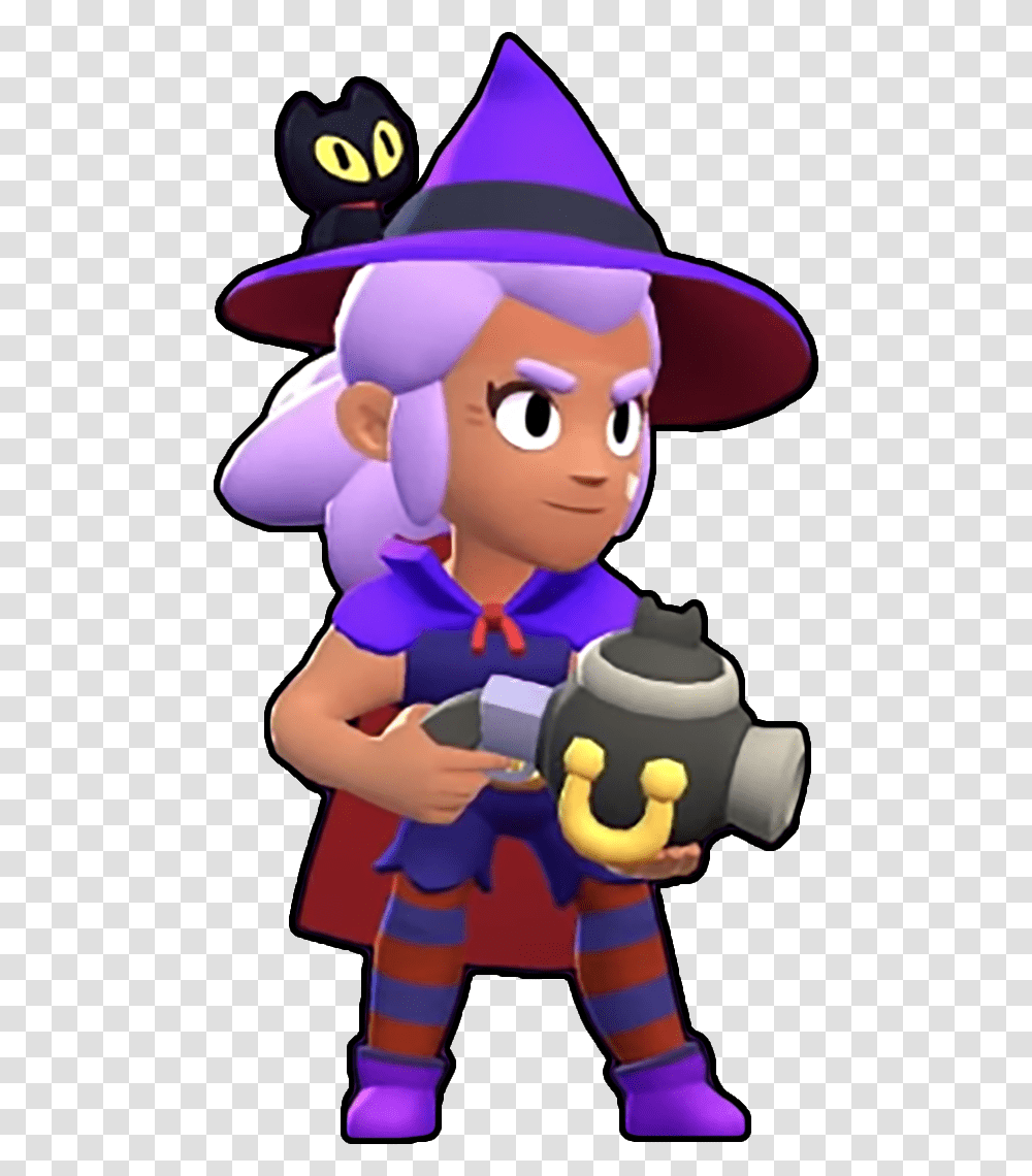 Witch Shelly Skin Brawl Stars Shelly Skin, Super Mario, Person, Human, Toy Transparent Png