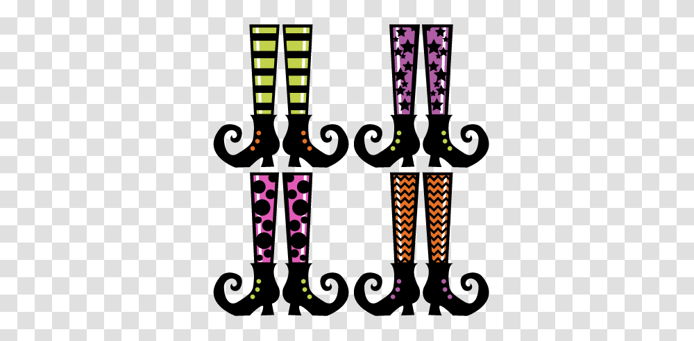 Witch Shoes For Scrapbooking Paper Crafts Halloween, Bow, Label Transparent Png