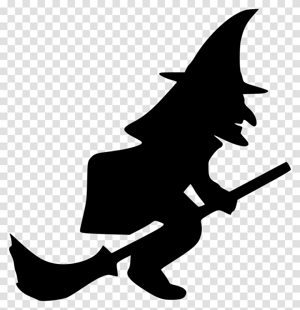 Witch Witch Icon, Silhouette, Stencil, Axe, Tool Transparent Png
