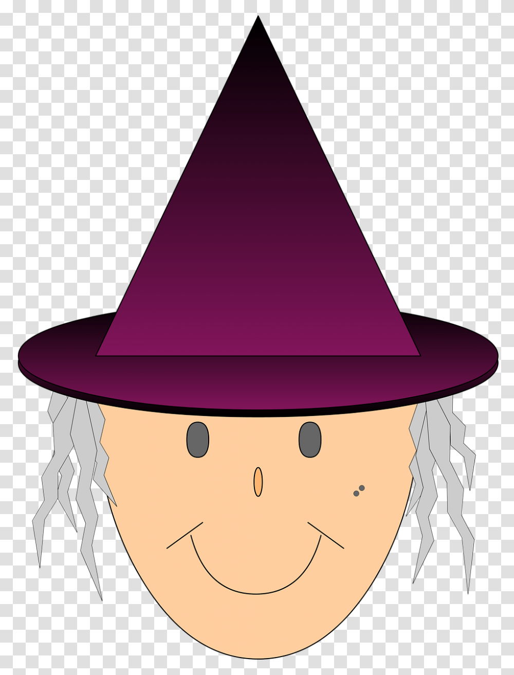 Witch Wizard Helloween Witch's Hat Illustration Small Pink Halloween Hat, Apparel, Lamp, Party Hat Transparent Png