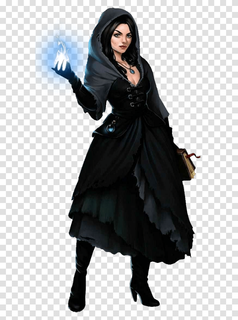 Witch Woman Sorceress Female Femme Tube Psp Female Human Spellcaster, Person, Costume, Dress Transparent Png