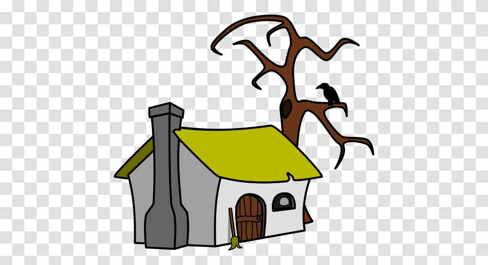 Witchcraft Clipart, Building, Antler Transparent Png